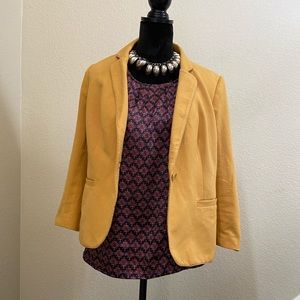 The Limited Mustard Color Blazer
